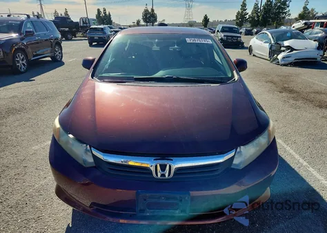 2012 Honda Civic Lx из США, поврежденный, VIN 19XFB2F52CE340863